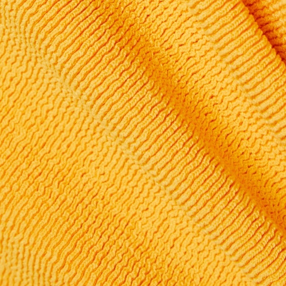 New Hunza G Lena Nile one shoulder cutout seersucker swimsuit - Picture 4 of 8